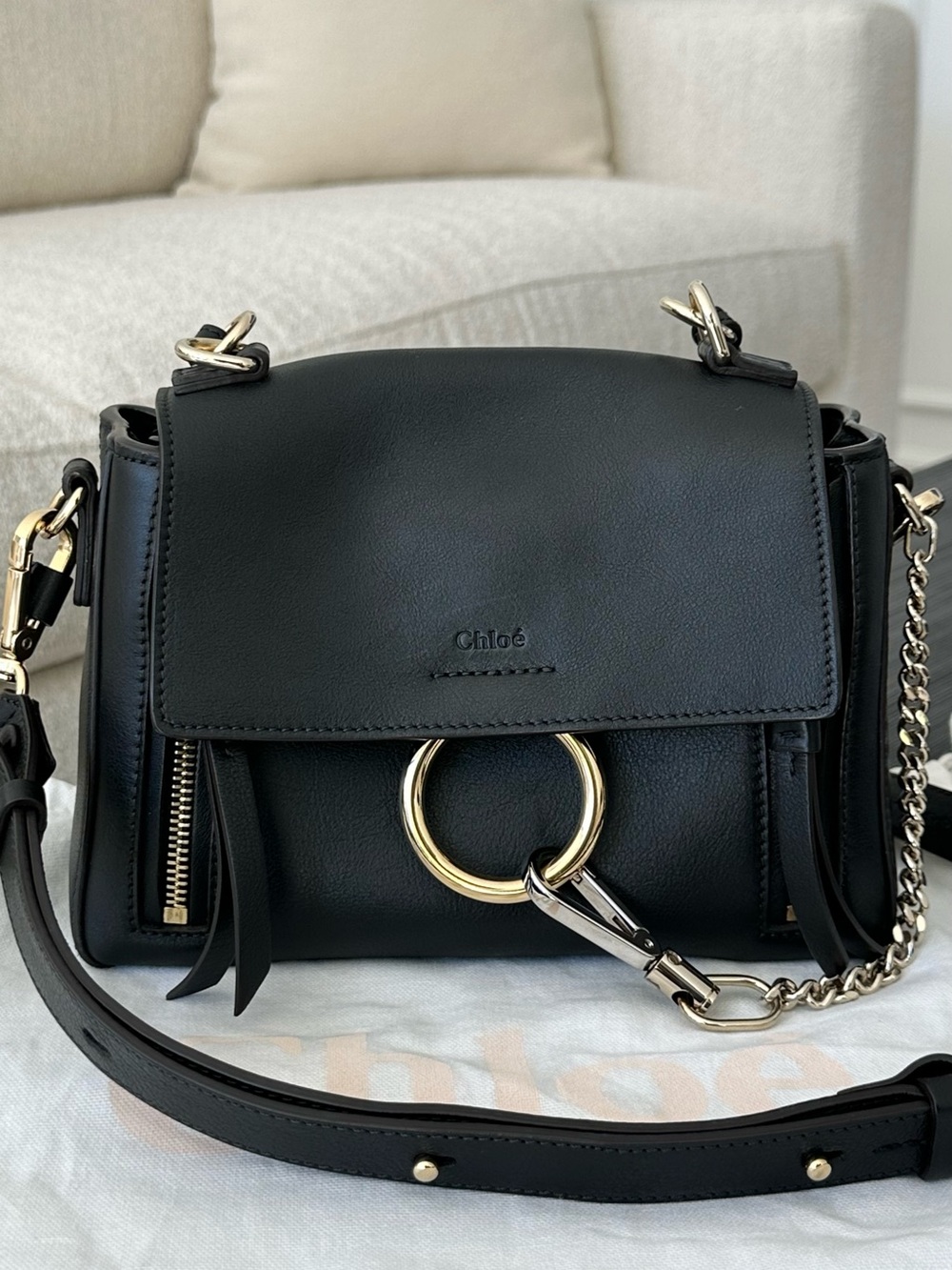 Chloe Faye Day Small Shoulder Bag, Authentic